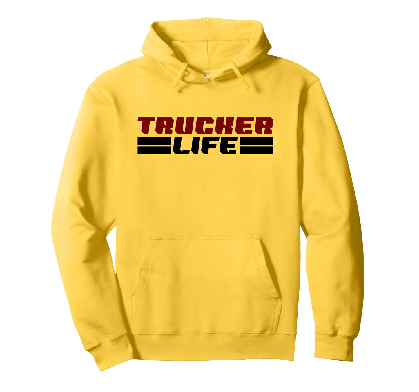 Trucker Life Proud Semi Truck Driver Hoodie - Minimalist Print Unisex - T-Shirt, Sweatshirt, Hoodie