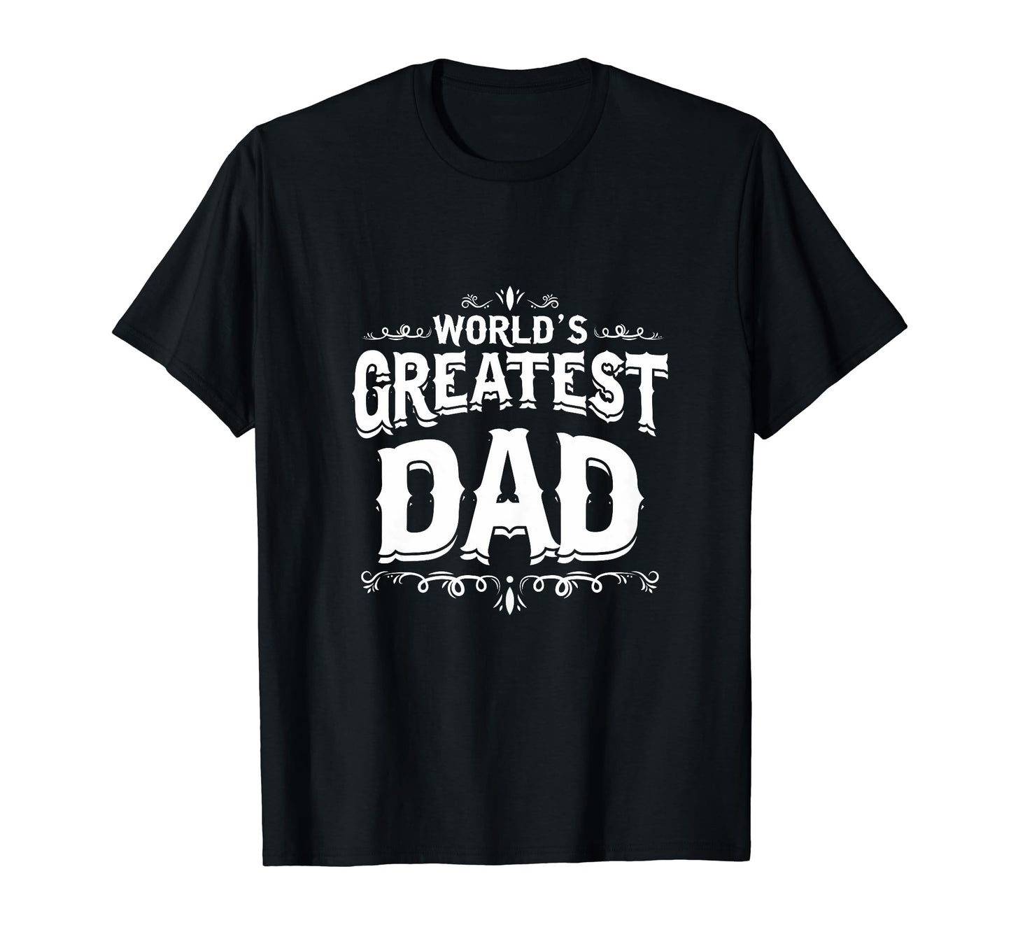 Worlds Greatest Dad Designer T-Shirt - Minimalist Print for Adults - T-Shirt, Sweatshirt, Hoodie