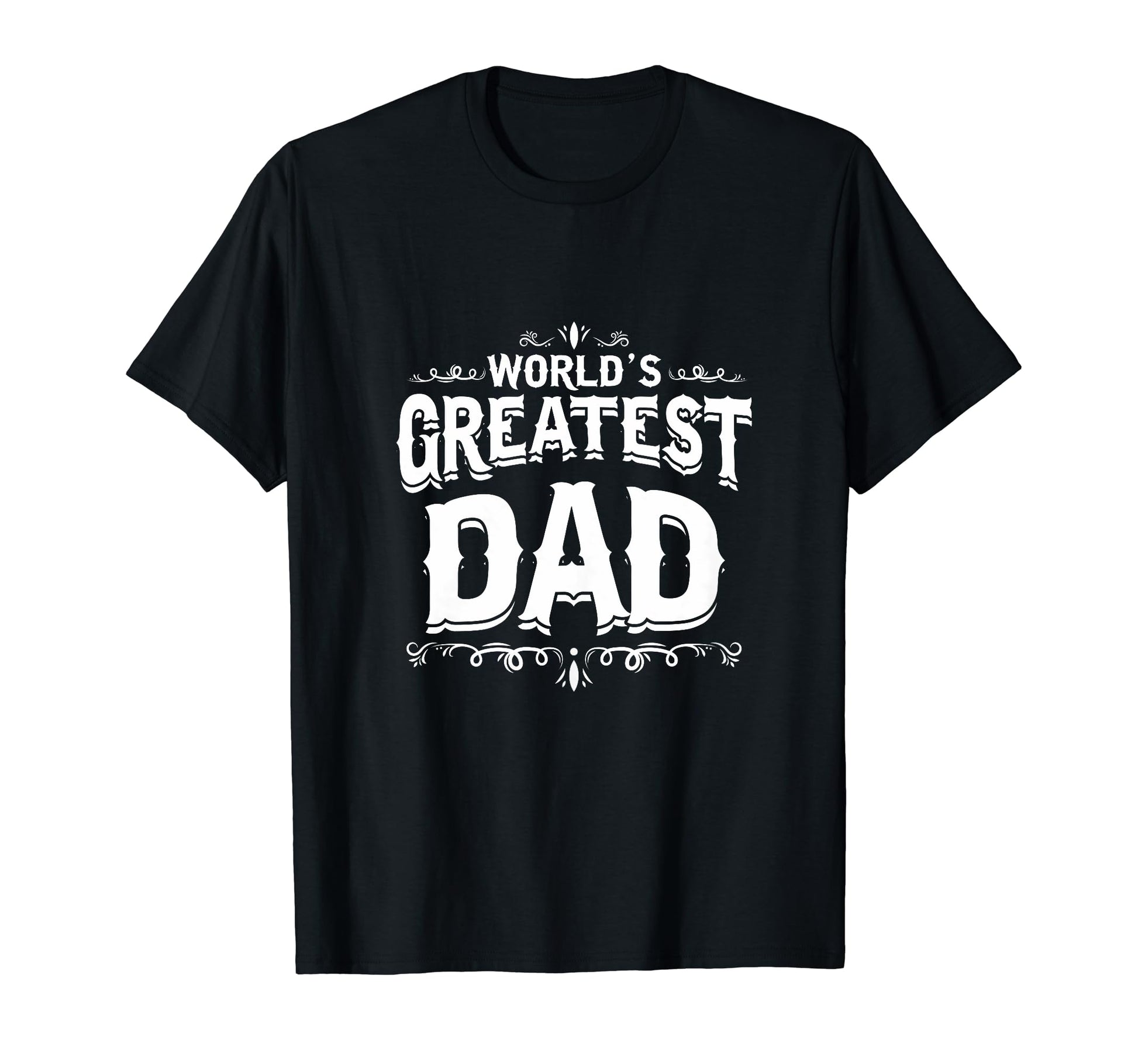 Worlds Greatest Dad Designer T-Shirt - Minimalist Print for Adults - T-Shirt, Sweatshirt, Hoodie