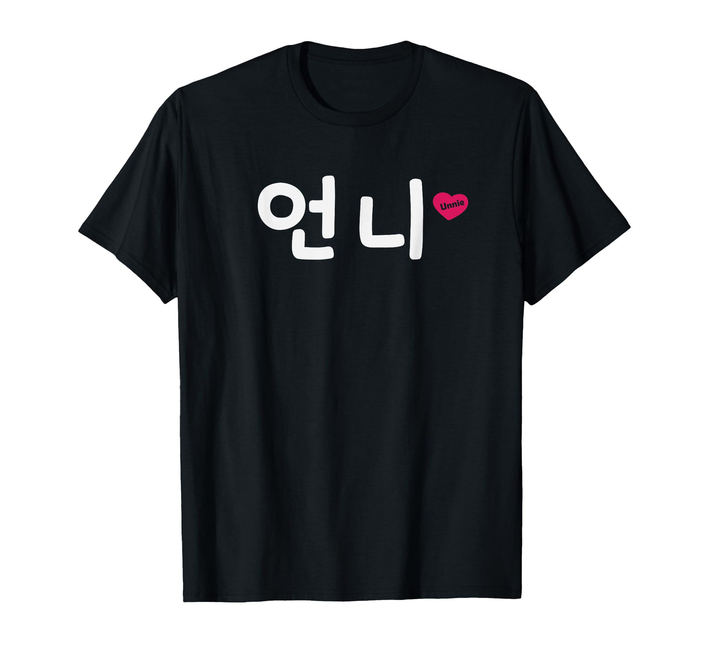 K Pop Sister Unnie Hangul T-Shirt - Unique Graphic Men Women - T-Shirt, Sweatshirt, Hoodie