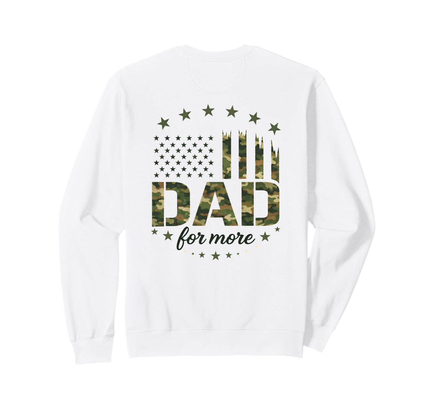 Fathers Day Patriotic 4Th July Dad Sweatshirt - Minimalist Print Men Women - T-Shirt, Sweatshirt, Hoodie