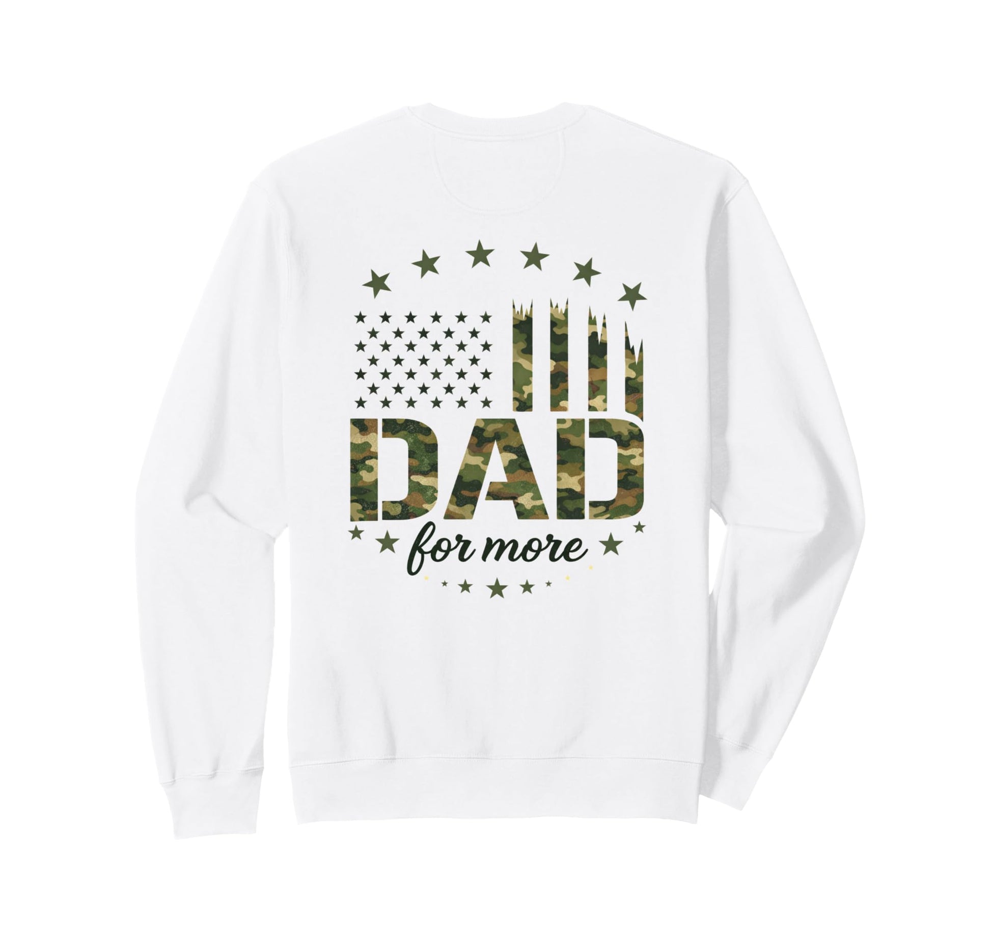 Fathers Day Patriotic 4Th July Dad Sweatshirt - Minimalist Print Men Women - T-Shirt, Sweatshirt, Hoodie