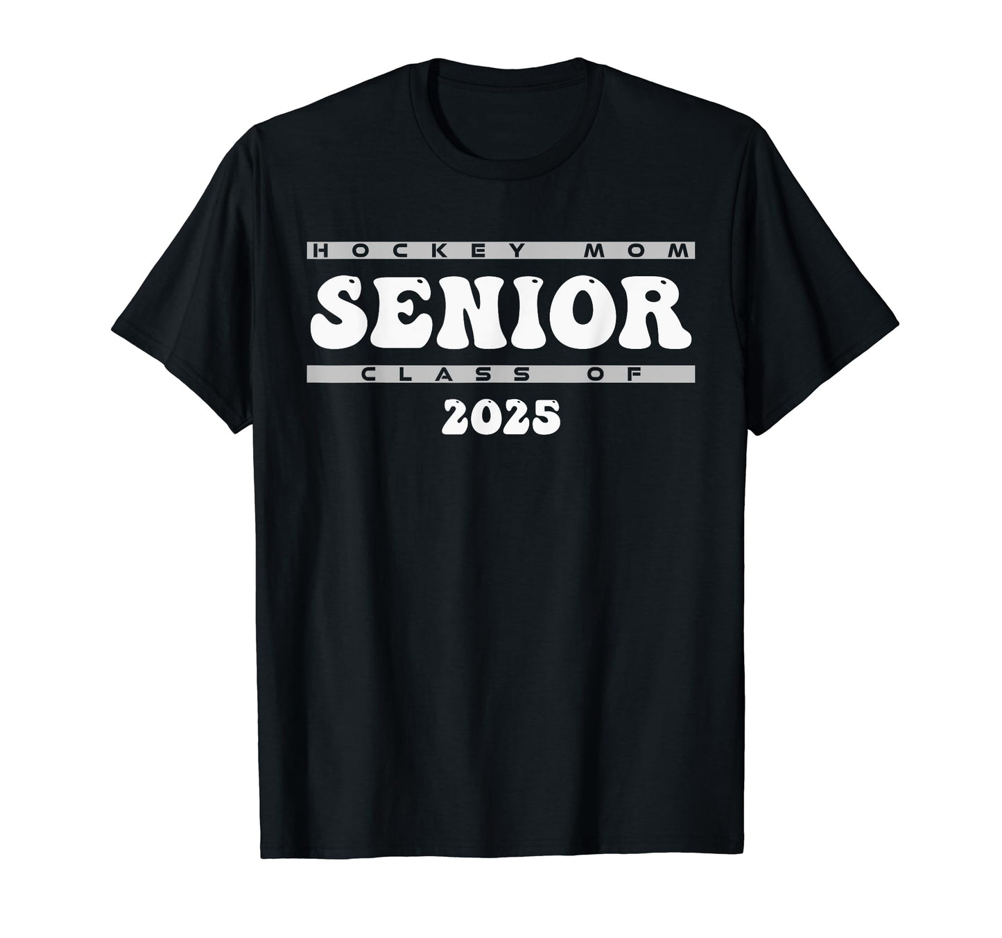 Senior Hockey Mom 2025 Groovy Hockey Mom T-Shirt - Trendy Graphic Unisex - T-Shirt, Sweatshirt, Hoodie
