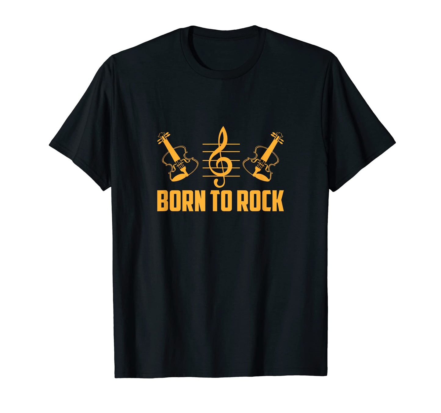 Born To Rock Music Lover Musician T-Shirt - Trendy Graphic for Adults - T-Shirt, Sweatshirt, Hoodie