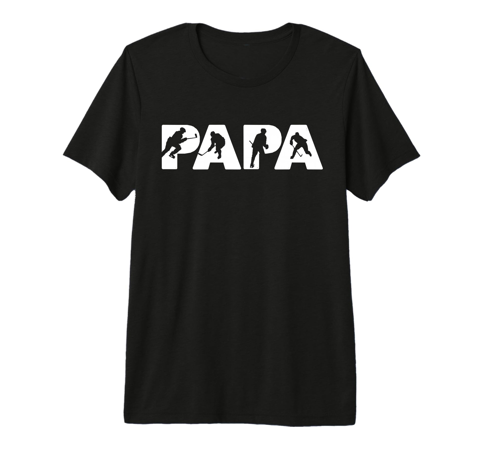 Ice Hockey Papa Funny Dad Ice Hockey T-Shirt - Trendy Graphic Men Women - T-Shirt, Sweatshirt, Hoodie