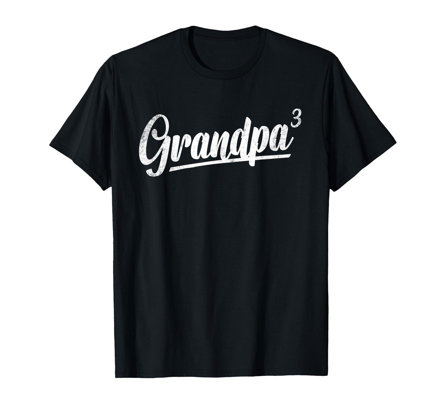 Grandpa 3 Three 3 Cubed 3 Grandkid T-Shirt - Unique Graphic Men Women - T-Shirt, Sweatshirt, Hoodie