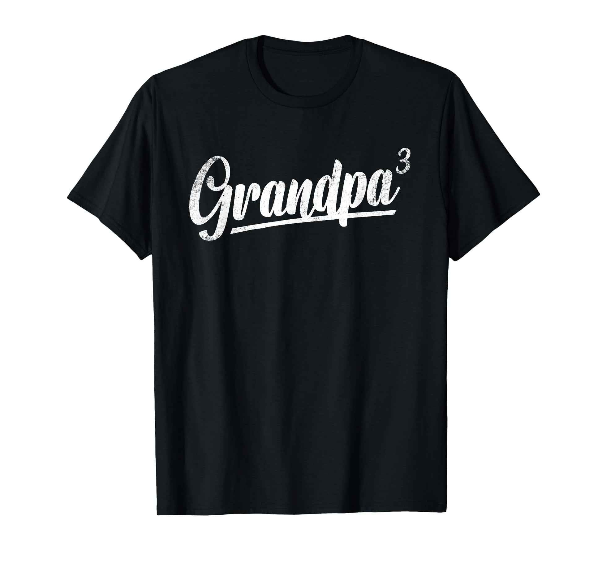 Grandpa 3 Three 3 Cubed 3 Grandkid T-Shirt - Unique Graphic Men Women - T-Shirt, Sweatshirt, Hoodie