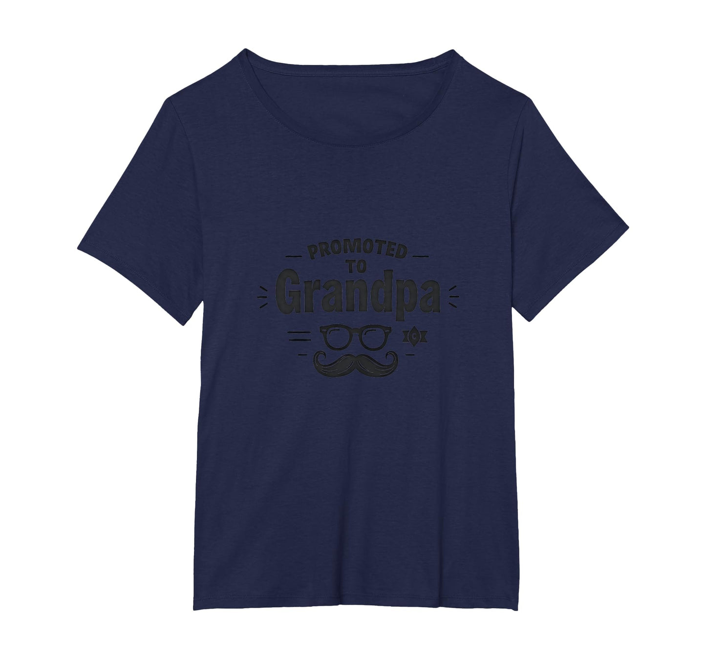 Promoted To Grandpa Funny Mustache Gift T-Shirt - Unique Graphic Men Women - T-Shirt, Sweatshirt, Hoodie
