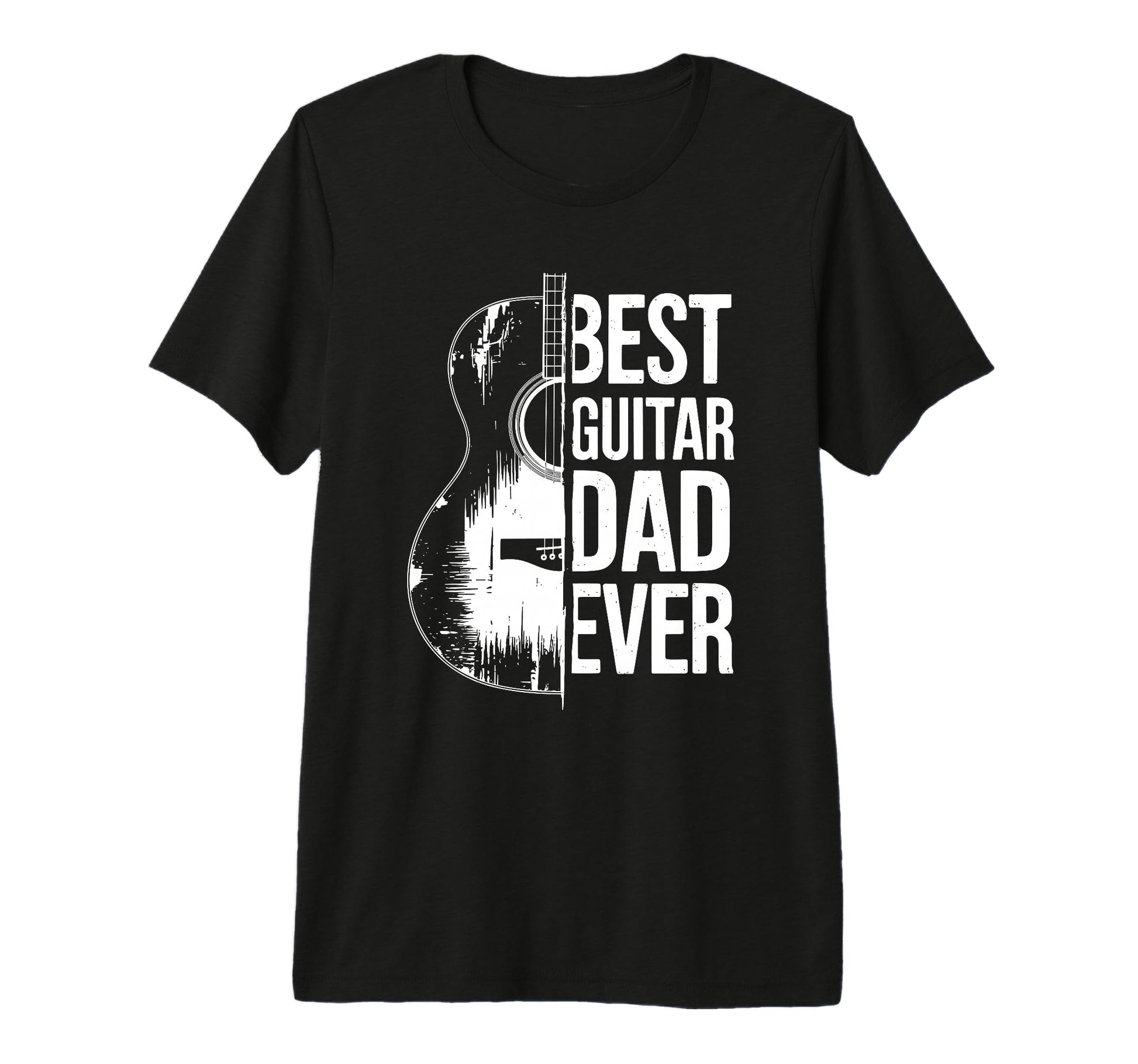 Mens Guitarist Dad Acoustic Guitar T-Shirt - Streetwear Style for Adults - T-Shirt, Sweatshirt, Hoodie