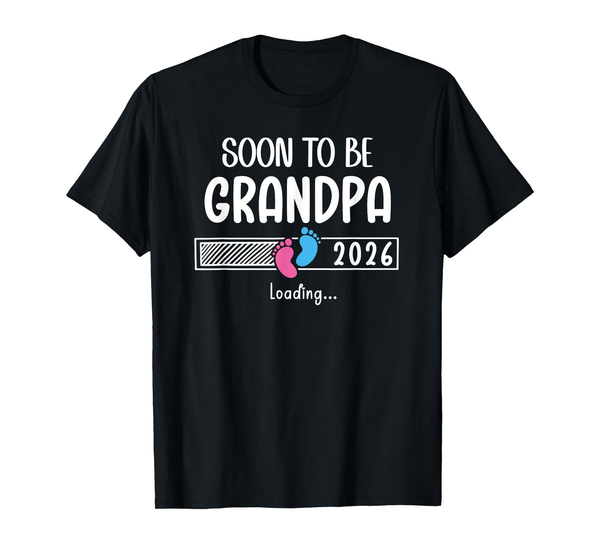 Soon To Be Grandpa 2026 Loading T-Shirt - Aesthetic Graphic Men Women - T-Shirt, Sweatshirt, Hoodie