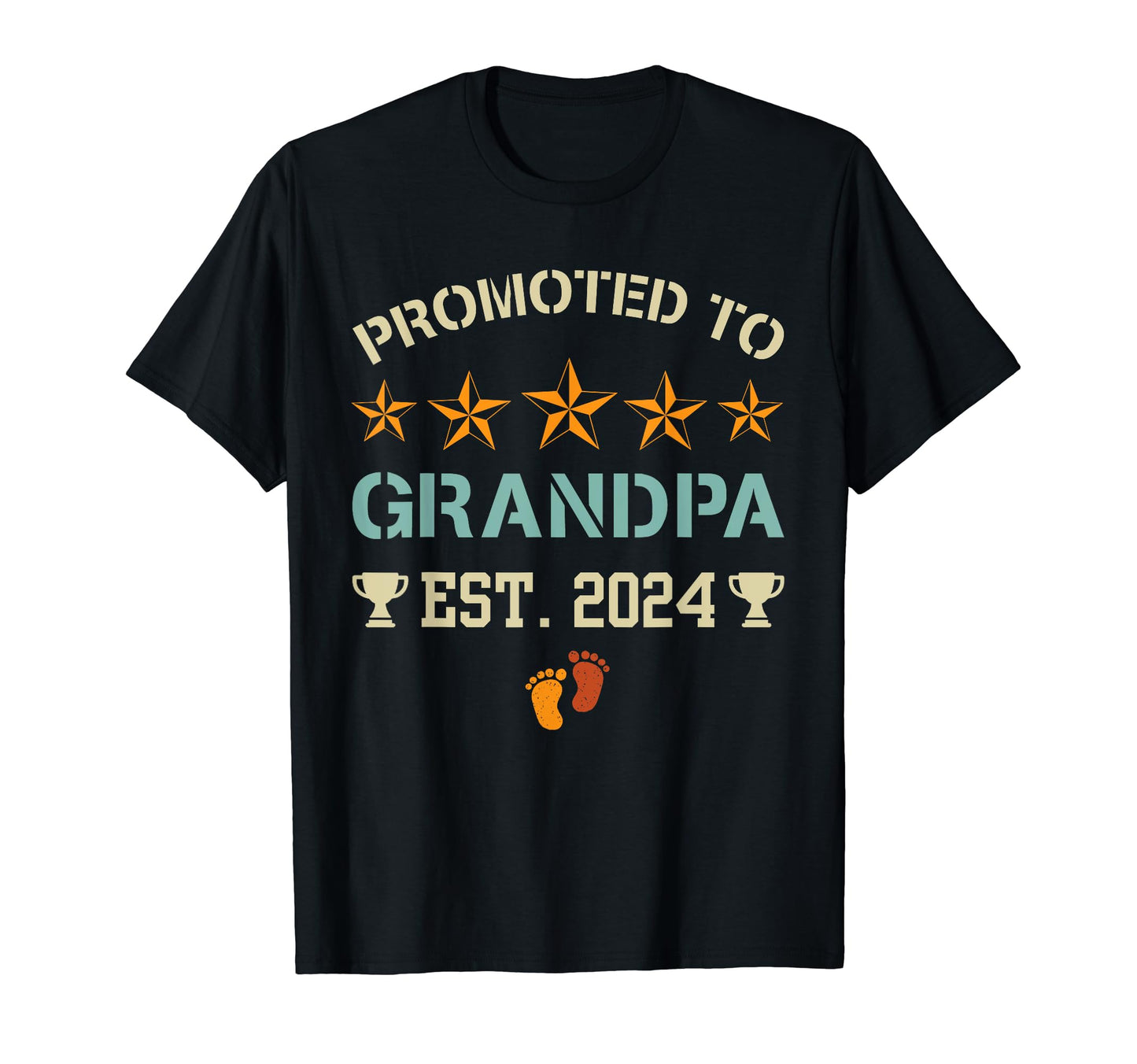 Promoted To Grandpa 2024 New Grandpa T-Shirt - Aesthetic Graphic Unisex - T-Shirt, Sweatshirt, Hoodie