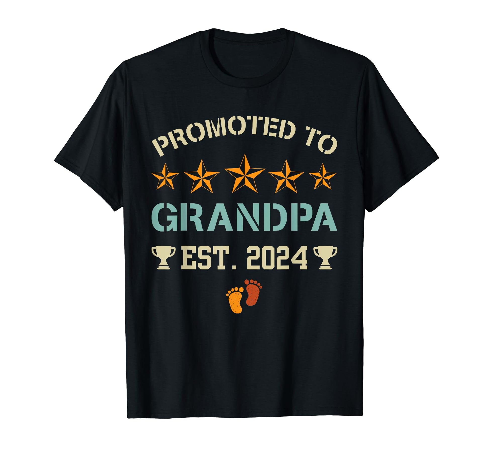 Promoted To Grandpa 2024 New Grandpa T-Shirt - Aesthetic Graphic Unisex - T-Shirt, Sweatshirt, Hoodie