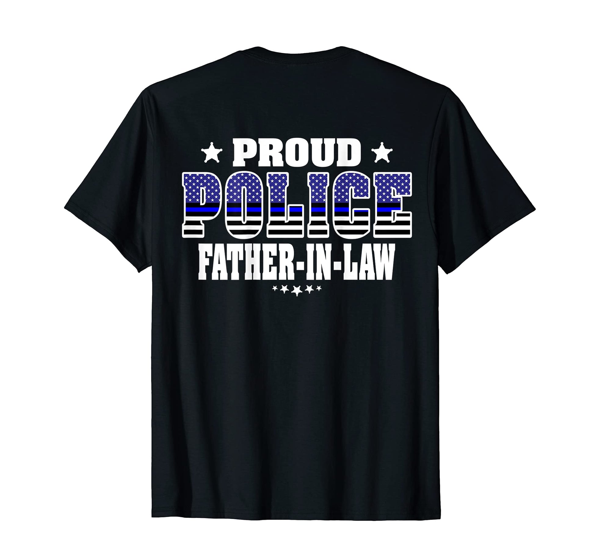 Mens Proud Police Father Law Thin Blue T-Shirt - Aesthetic Graphic Unisex - T-Shirt, Sweatshirt, Hoodie