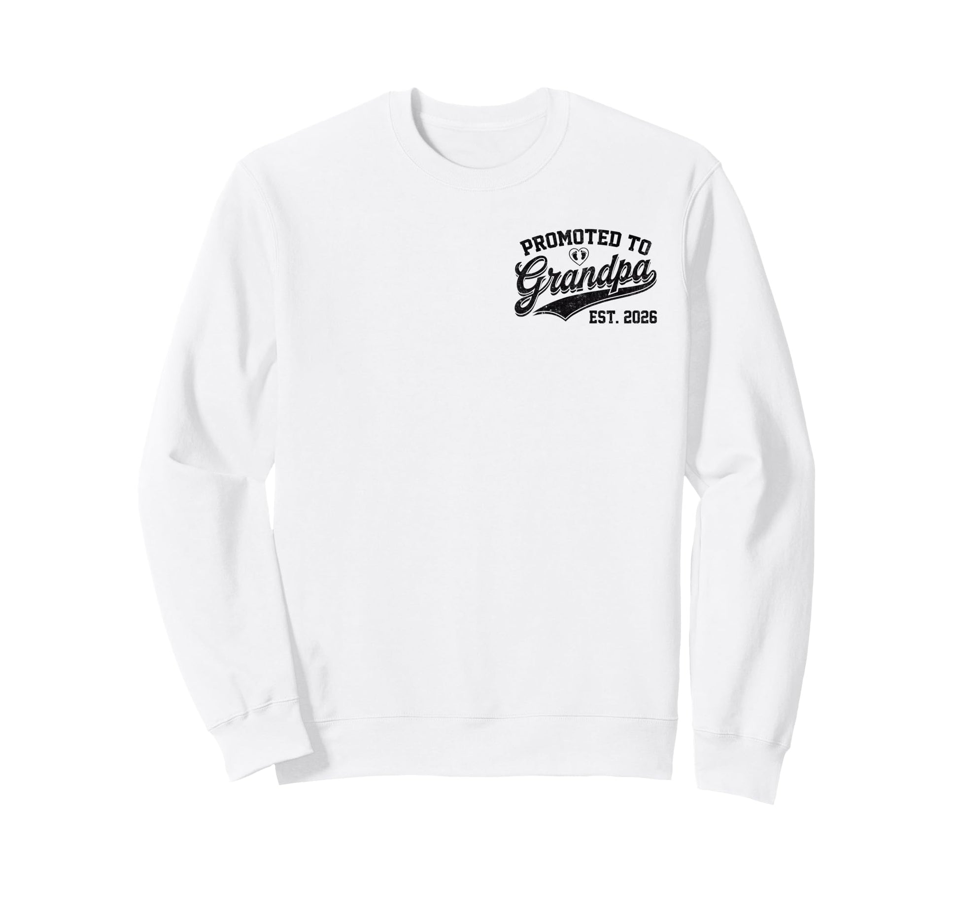 Promoted To Grandpa Est 2026 Grandpa Sweatshirt - Aesthetic Graphic Unisex - T-Shirt, Sweatshirt, Hoodie