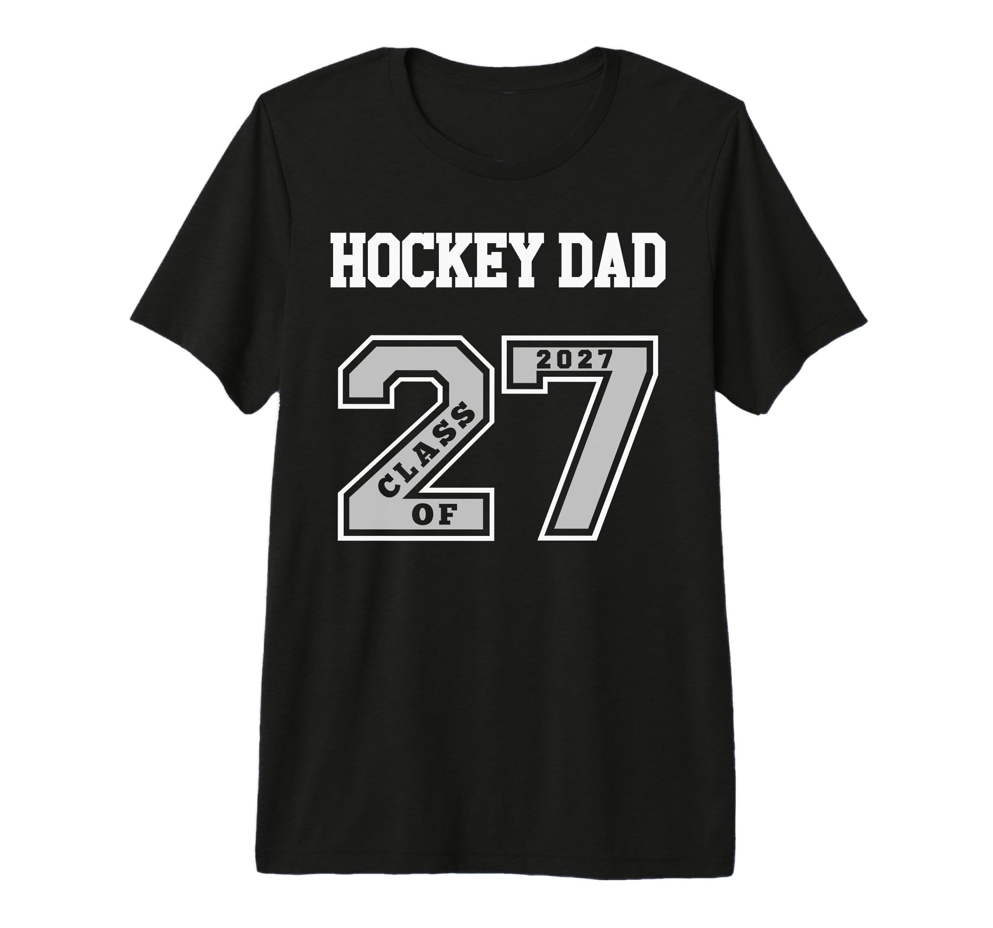 Hockey Dad Class 2027 Hockey Dad 27 T-Shirt - Aesthetic Graphic Unisex - T-Shirt, Sweatshirt, Hoodie