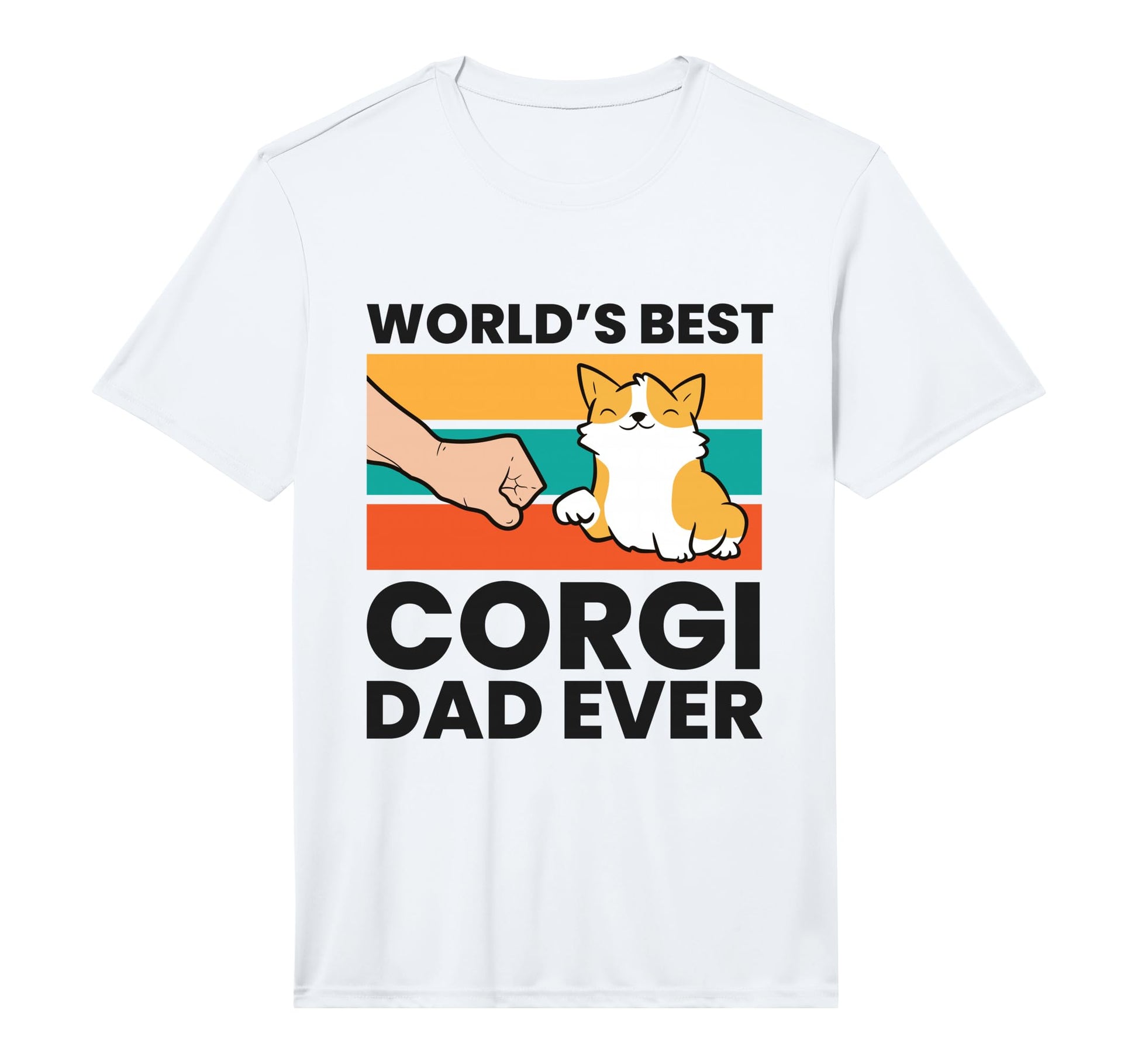 Pembroke Welsh Corgi Dog Papa Worlds T-Shirt - Trendy Graphic for Adults - T-Shirt, Sweatshirt, Hoodie