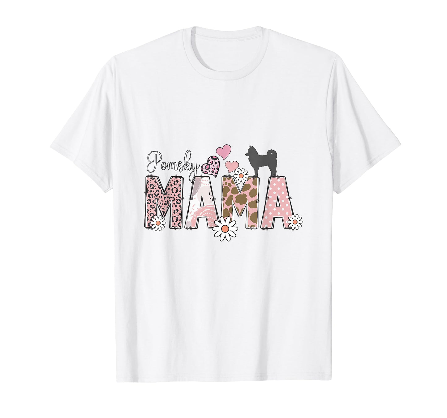 Pomsky Mama Mom Gift Hunde Geschenk T-Shirt - Aesthetic Graphic Unisex - T-Shirt, Sweatshirt, Hoodie