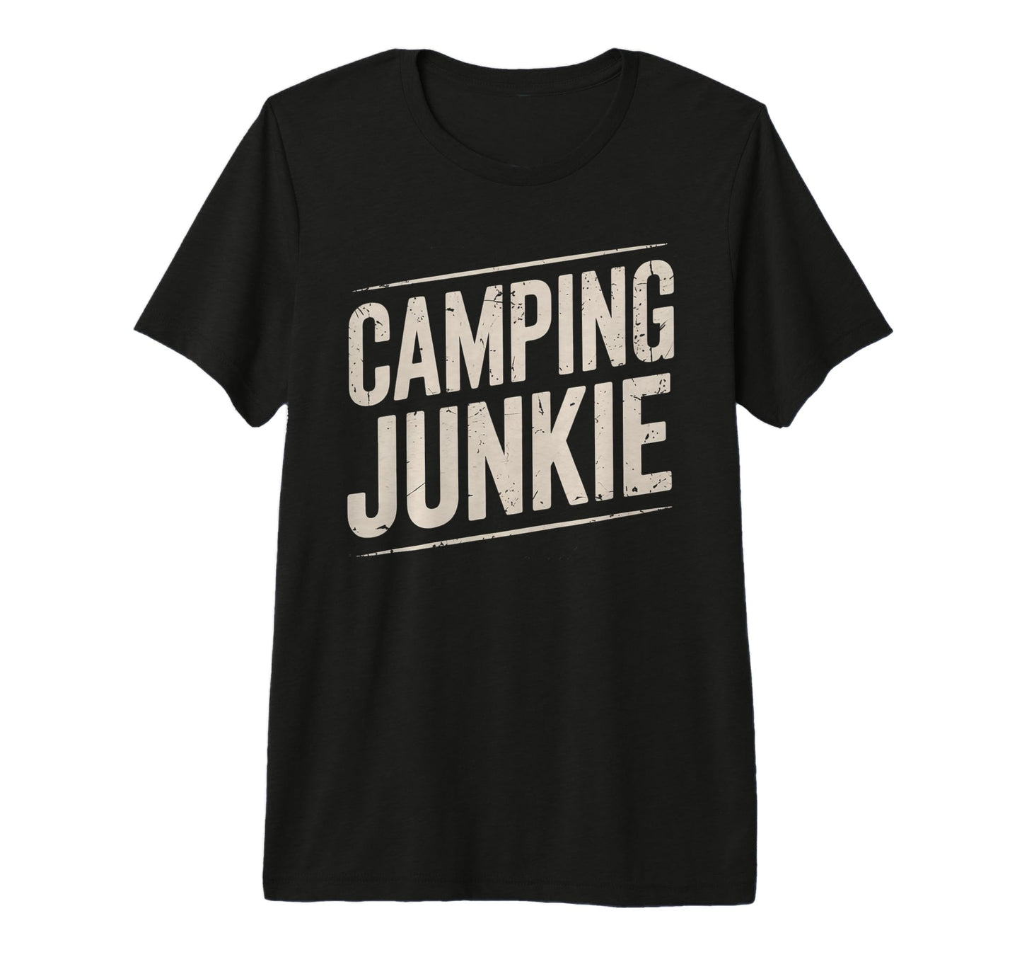 Funny Camping Junkie Outdoor T-Shirt - Aesthetic Graphic for Adults - T-Shirt, Sweatshirt, Hoodie