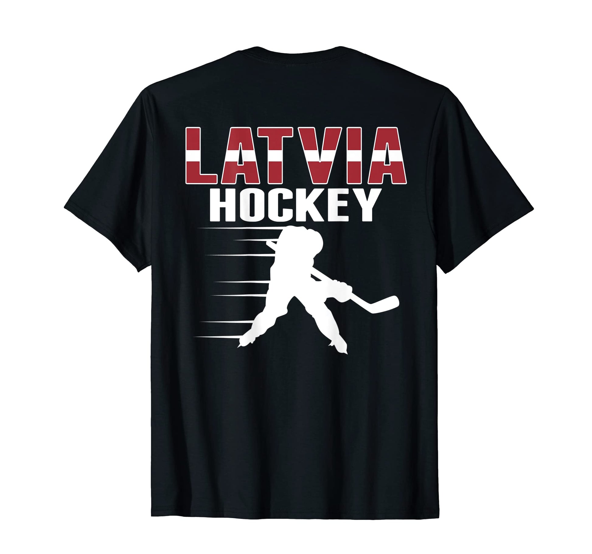 Latvia Ice Hockey Fans Jersey Support T-Shirt - Graphic Print Unisex - T-Shirt, Sweatshirt, Hoodie