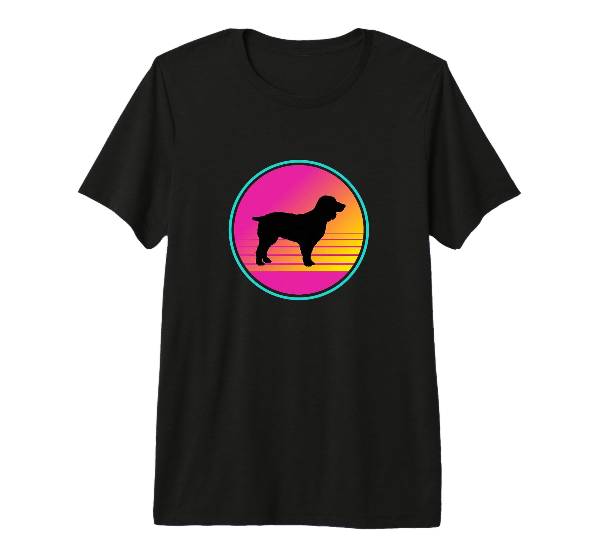 Summer 80S Beach Boykin Dog Gift Tri T-Shirt - Novelty Apparel Men Women - T-Shirt, Sweatshirt, Hoodie