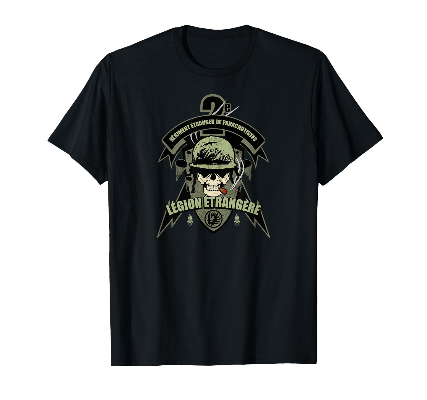 French Foreign Legion Paratrooper 2 T-Shirt - Aesthetic Graphic Men Women - T-Shirt, Sweatshirt, Hoodie