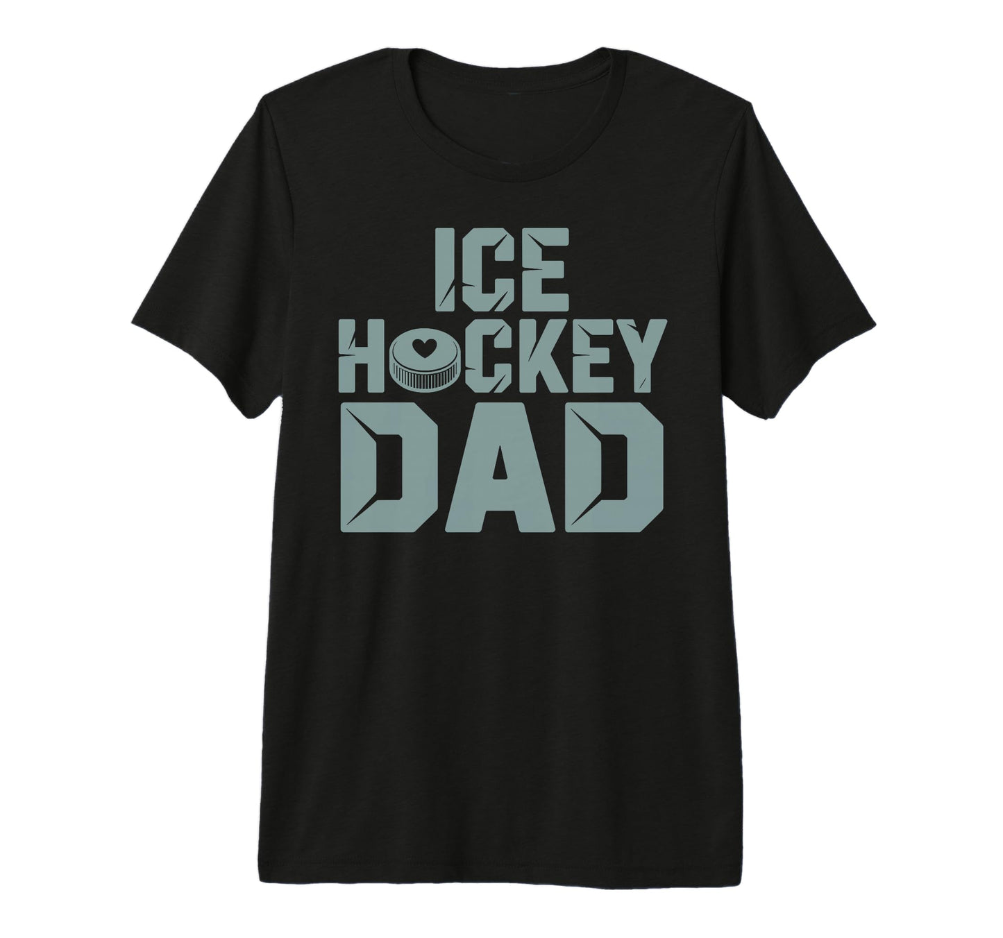 Mens Ice Hockey Dad Father Ice Hockey T-Shirt - Unique Graphic Unisex - T-Shirt, Sweatshirt, Hoodie
