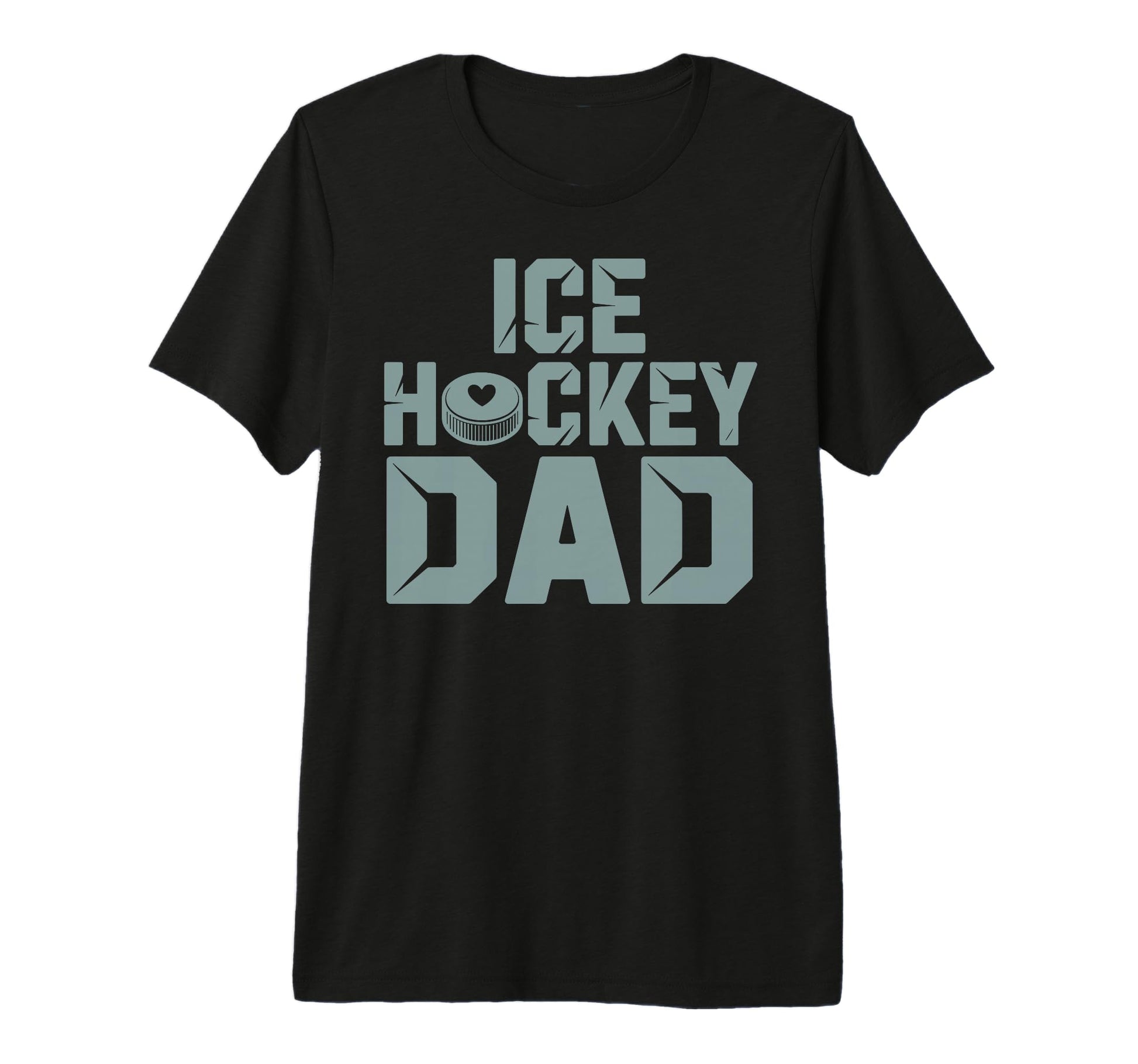 Mens Ice Hockey Dad Father Ice Hockey T-Shirt - Unique Graphic Unisex - T-Shirt, Sweatshirt, Hoodie