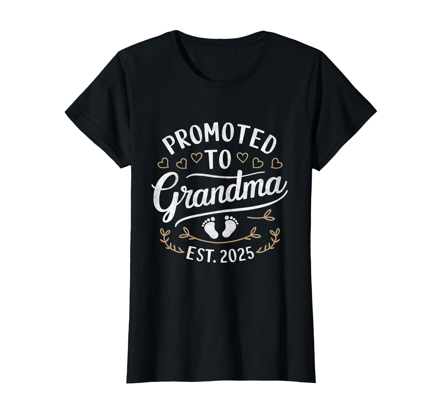Promoted To Grandma Est 2025 T-Shirt - Minimalist Print Unisex - T-Shirt, Sweatshirt, Hoodie