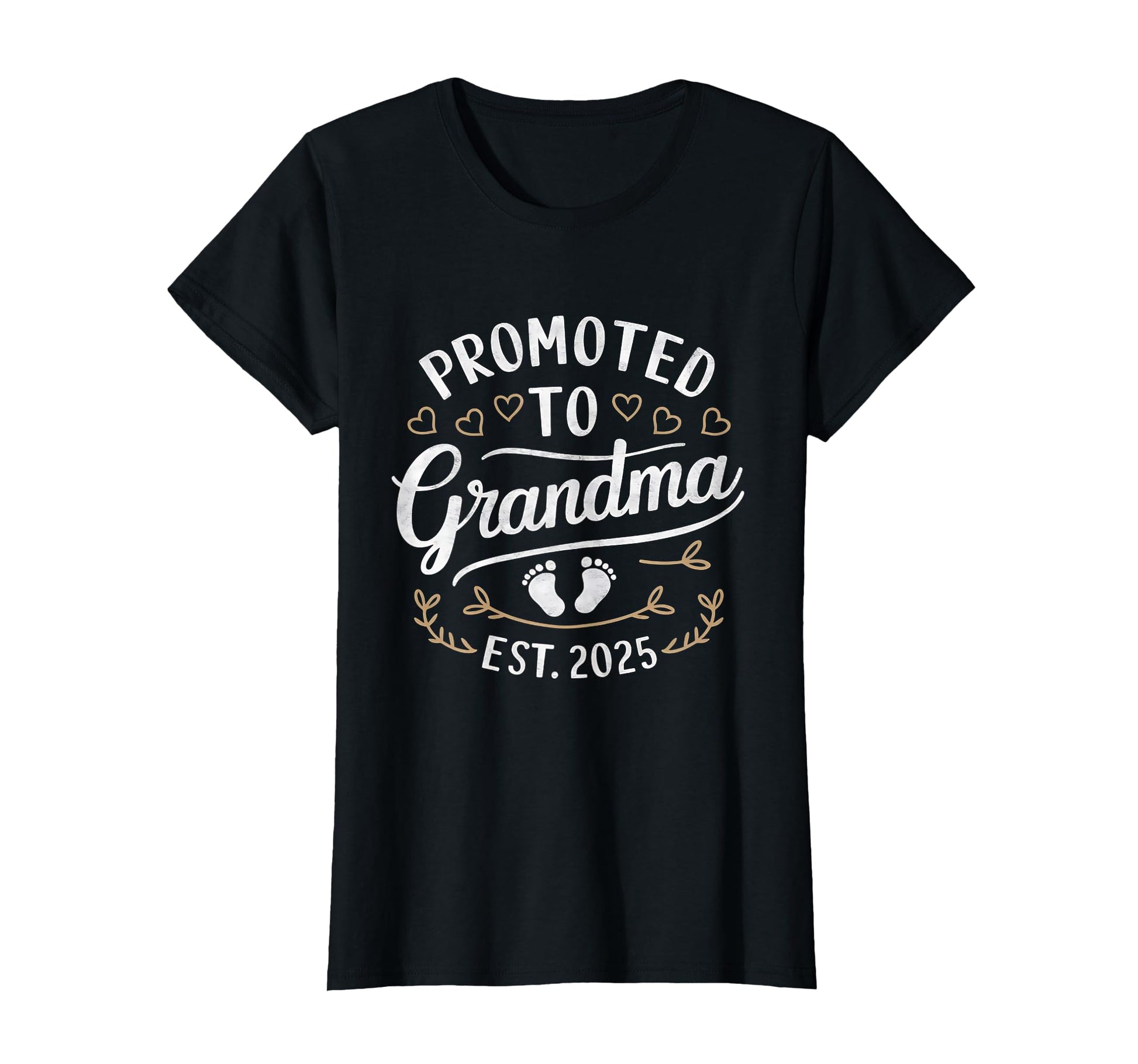 Promoted To Grandma Est 2025 T-Shirt - Minimalist Print Unisex - T-Shirt, Sweatshirt, Hoodie