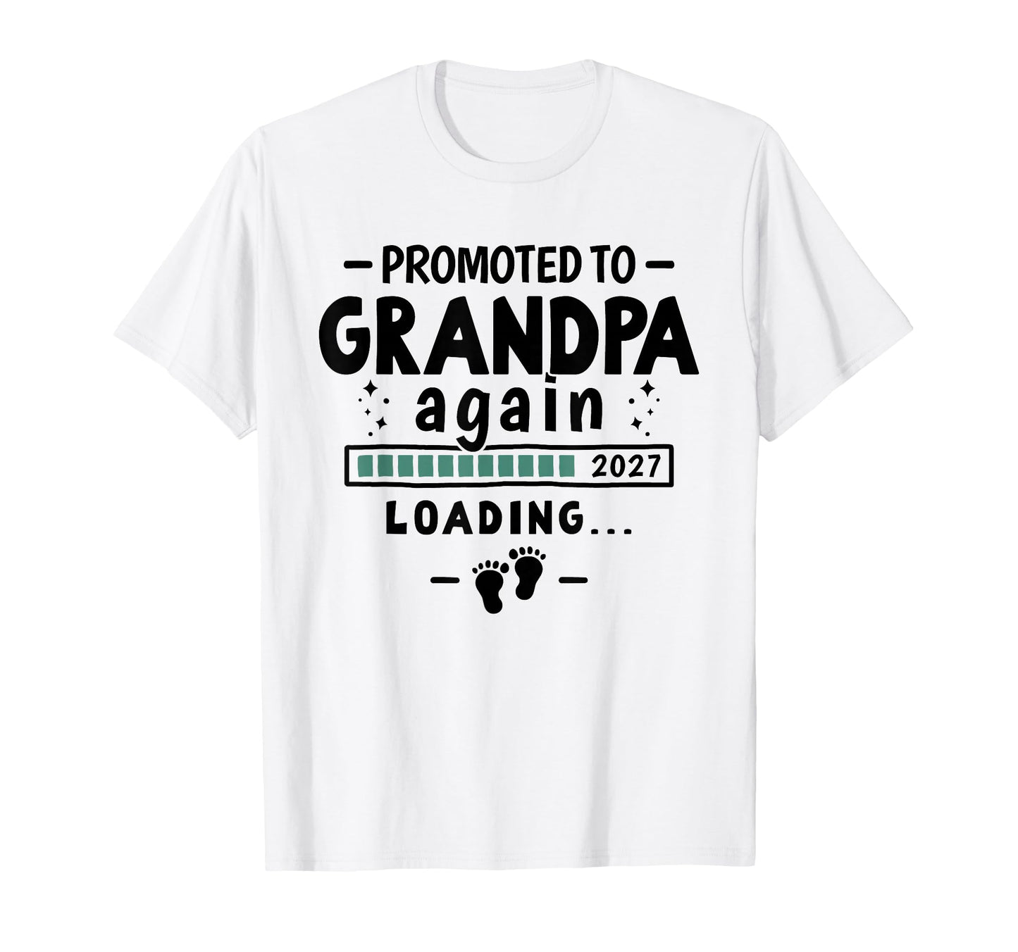 2Nd Time Grandpa Announcement Promoted T-Shirt - Fun Novelty Design Unisex - T-Shirt, Sweatshirt, Hoodie
