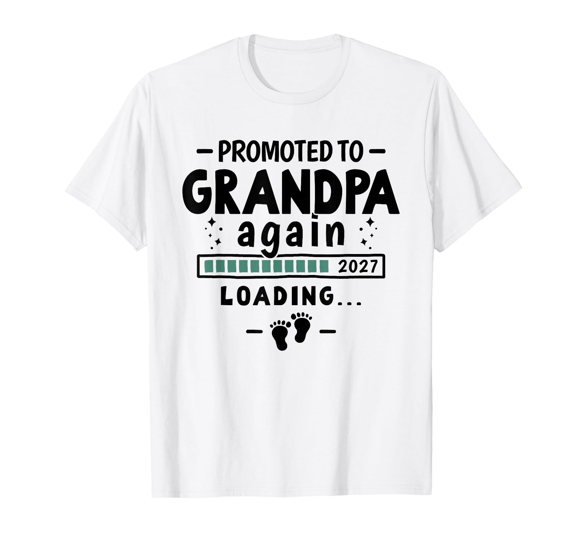 2Nd Time Grandpa Announcement Promoted T-Shirt - Fun Novelty Design Unisex - T-Shirt, Sweatshirt, Hoodie