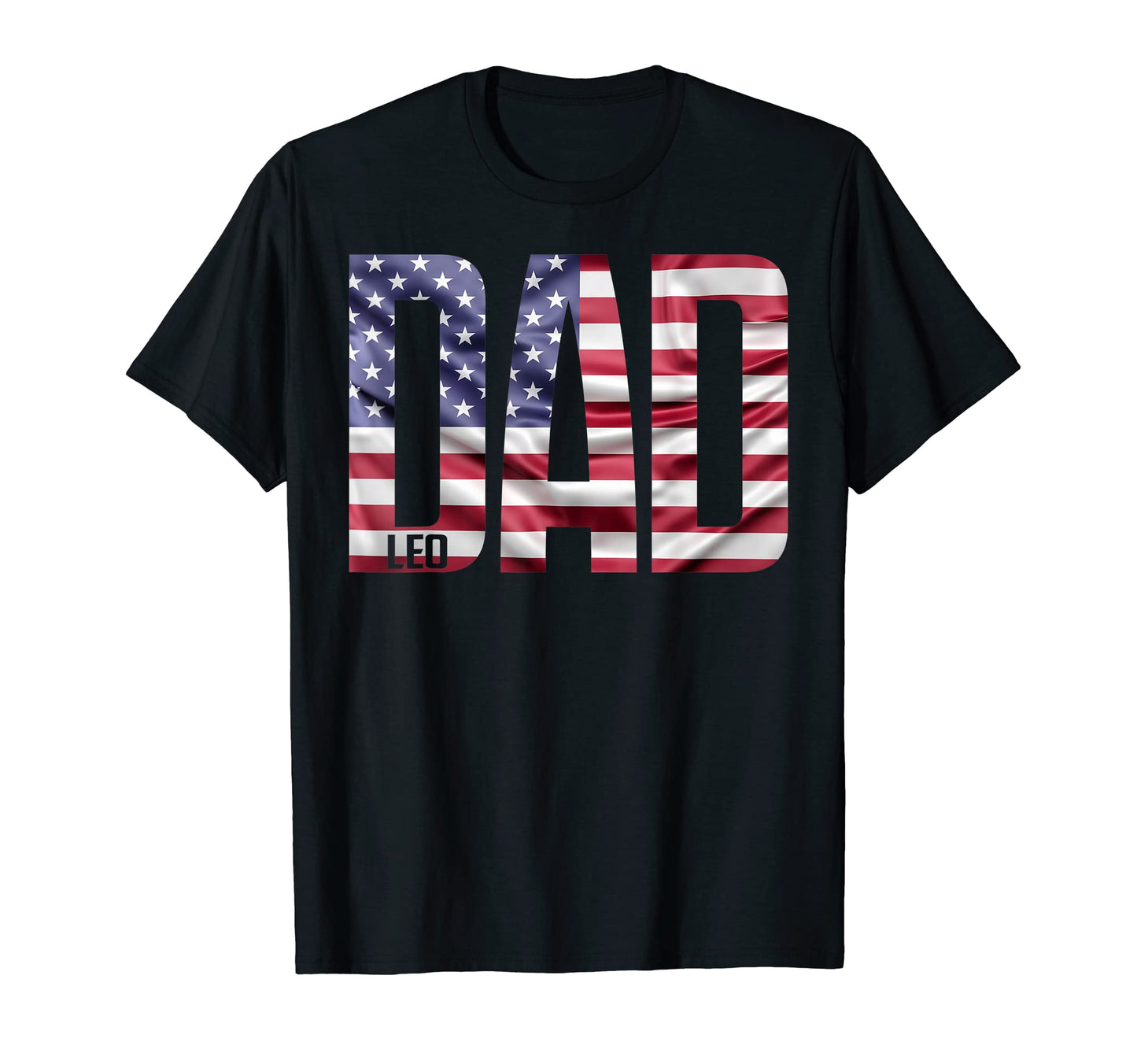 Dad Police Usa Flag Police T-Shirt - Casual Everyday Wear Men Women - T-Shirt, Sweatshirt, Hoodie