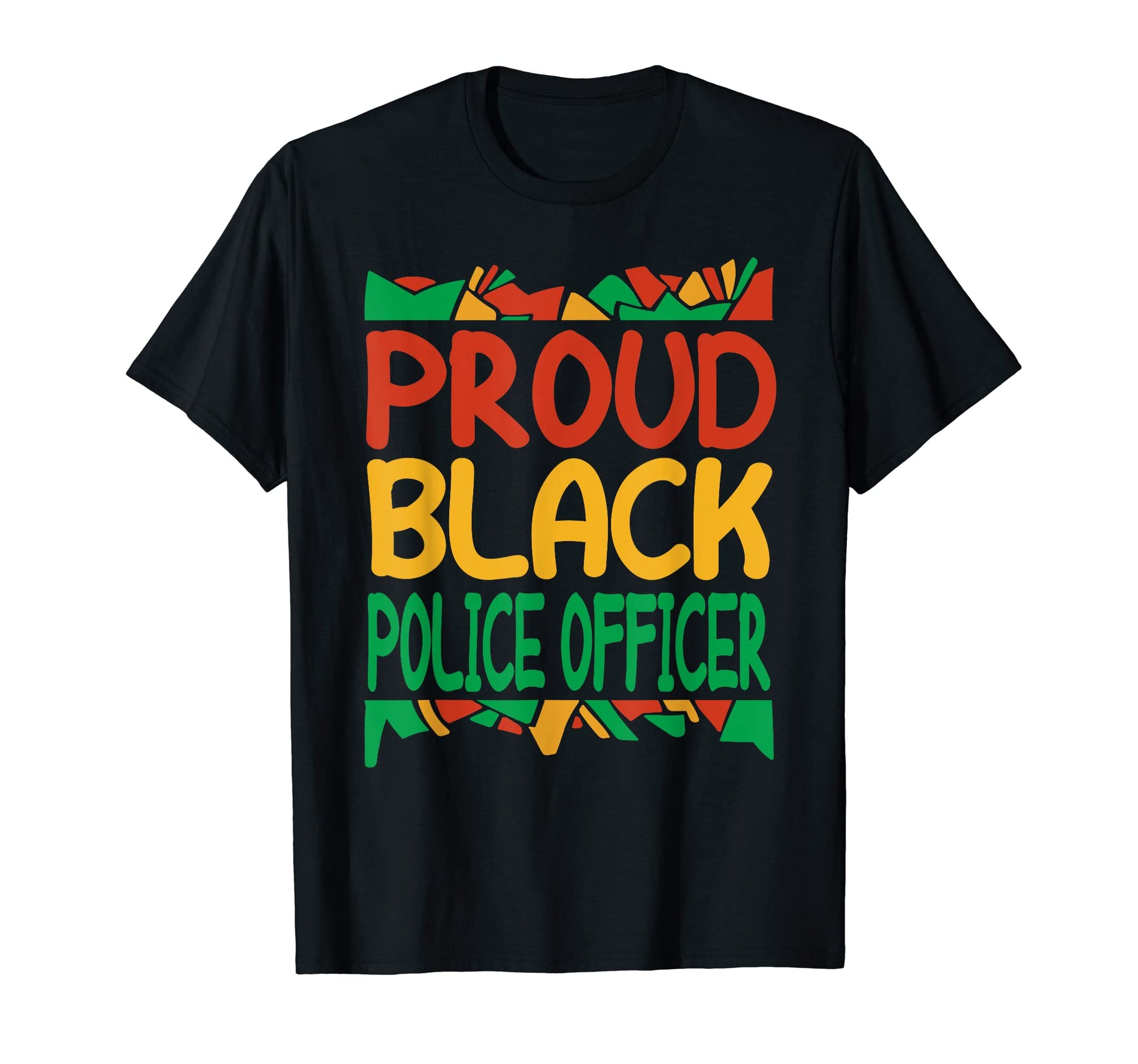 Juneteenth Proud Black Police Officer T-Shirt - Trendy Graphic Men Women - T-Shirt, Sweatshirt, Hoodie