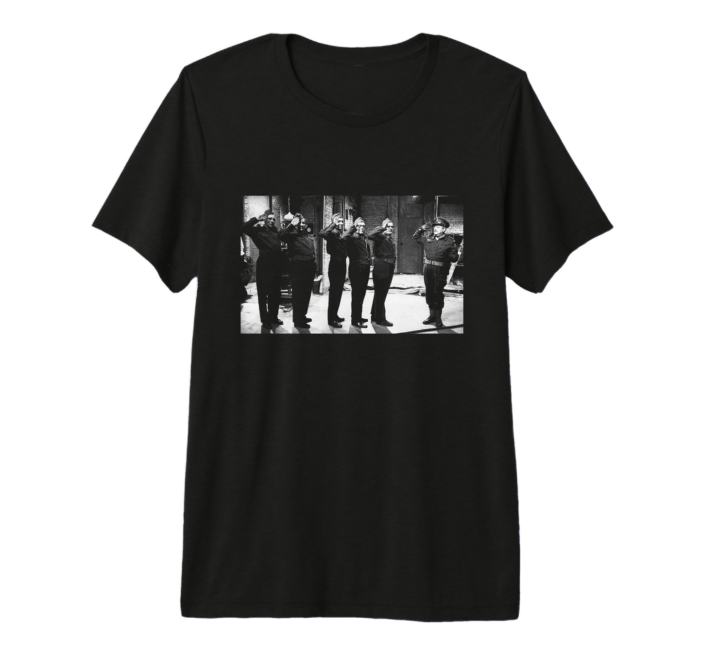 Dads Army Captain Mainwaring Salutes T-Shirt - Custom Art Print for Adults - T-Shirt, Sweatshirt, Hoodie