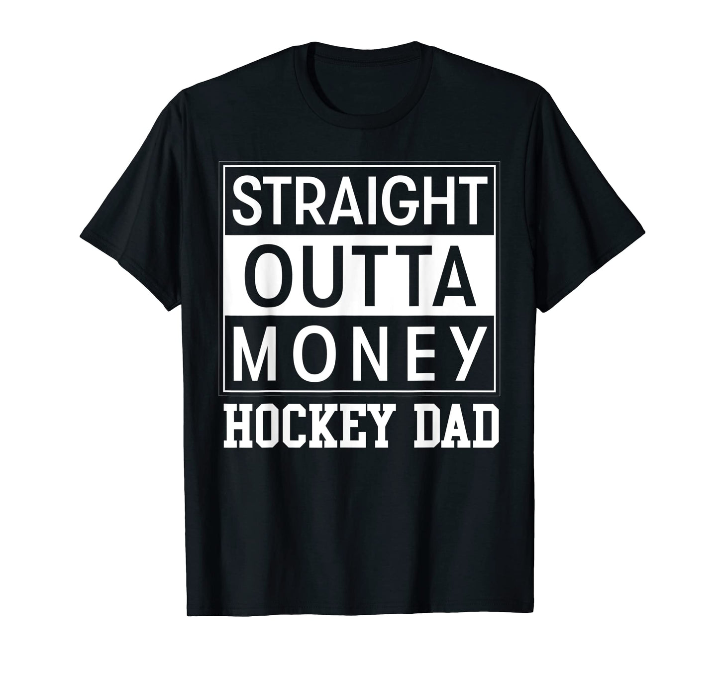 Hockey Dad Funny Fathers Day Ice Hockey T-Shirt - Trendy Graphic Men Women - T-Shirt, Sweatshirt, Hoodie