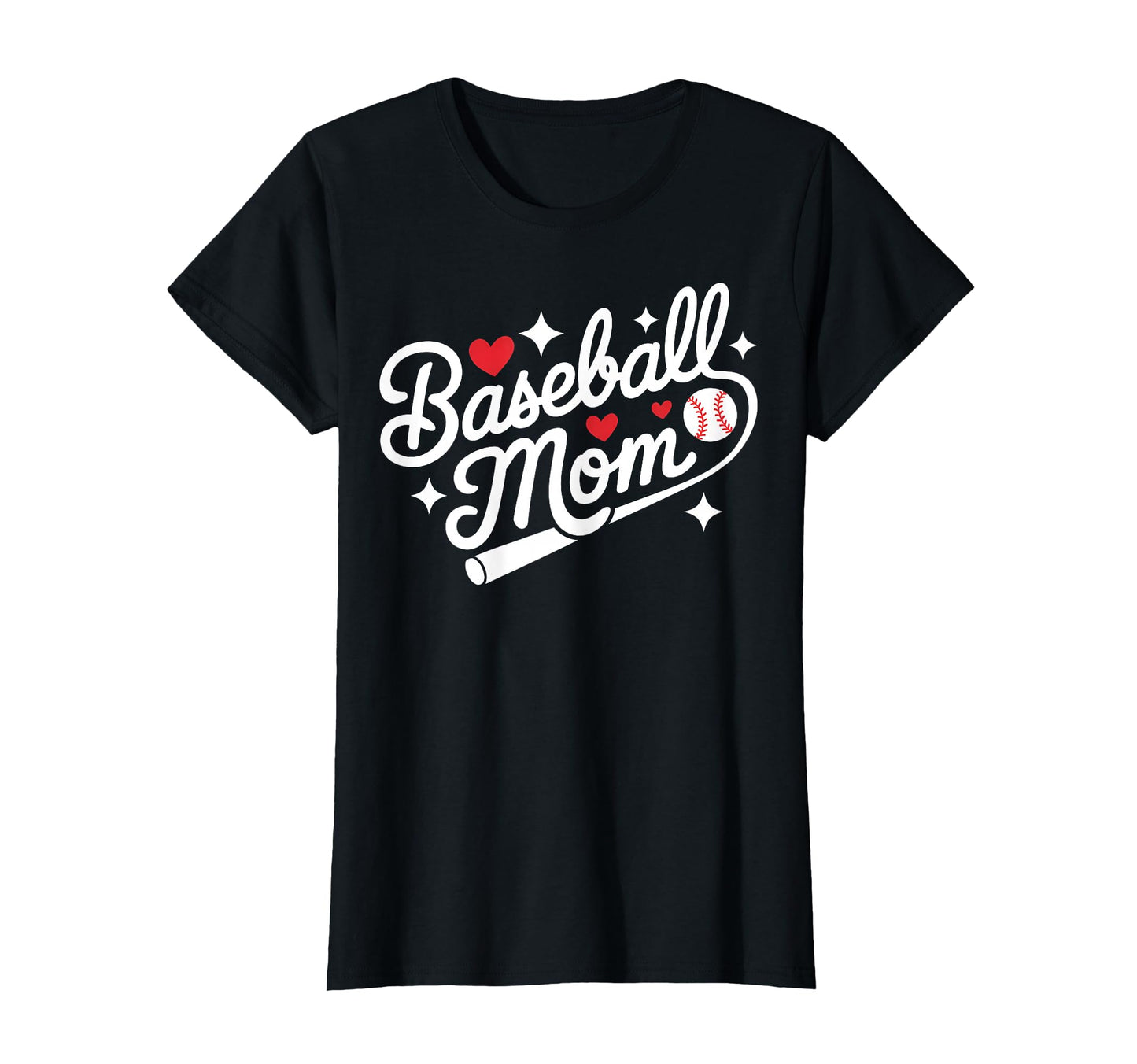 Baseball Mom Sports Player Mother T-Shirt - Aesthetic Graphic for Adults - T-Shirt, Sweatshirt, Hoodie