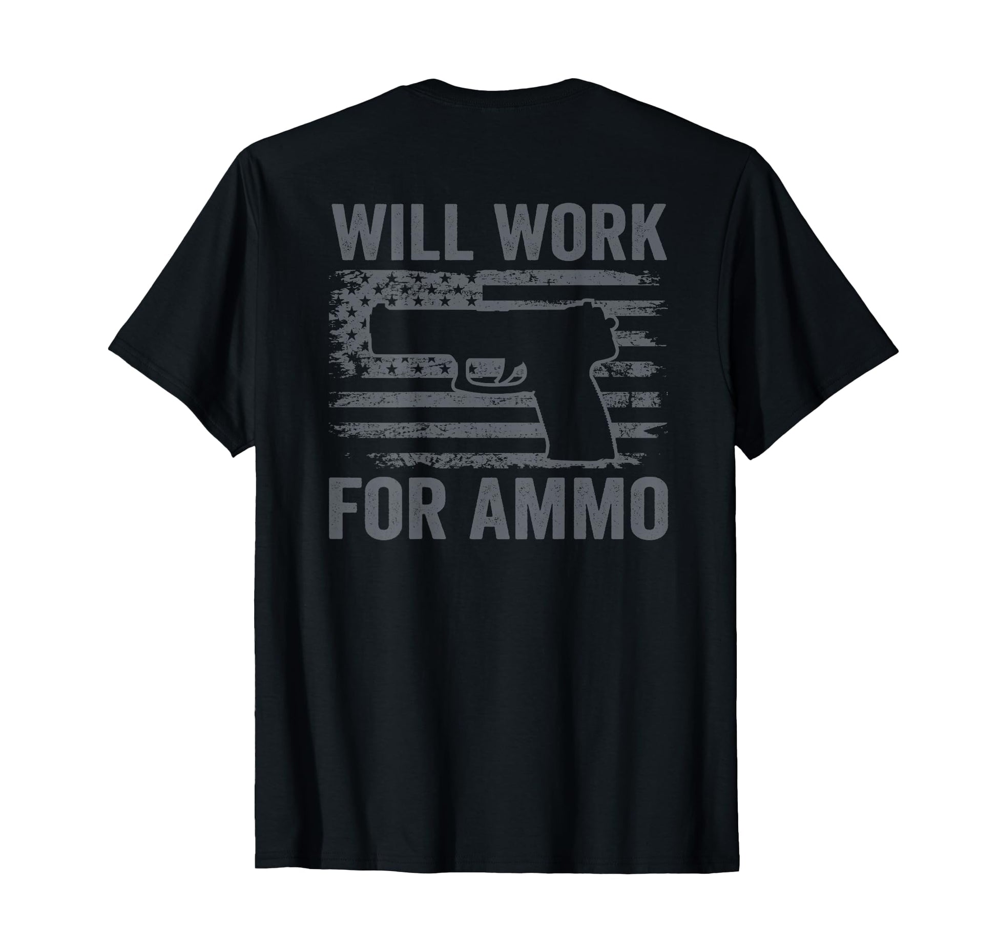 Will Work Ammo Usa Flag Funny 9Mm T-Shirt - Streetwear Style for Adults - T-Shirt, Sweatshirt, Hoodie