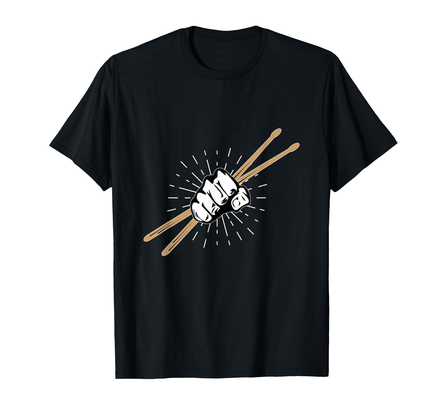 Drummer Drum Sticks Musician Music T-Shirt - Aesthetic Graphic Men Women - T-Shirt, Sweatshirt, Hoodie