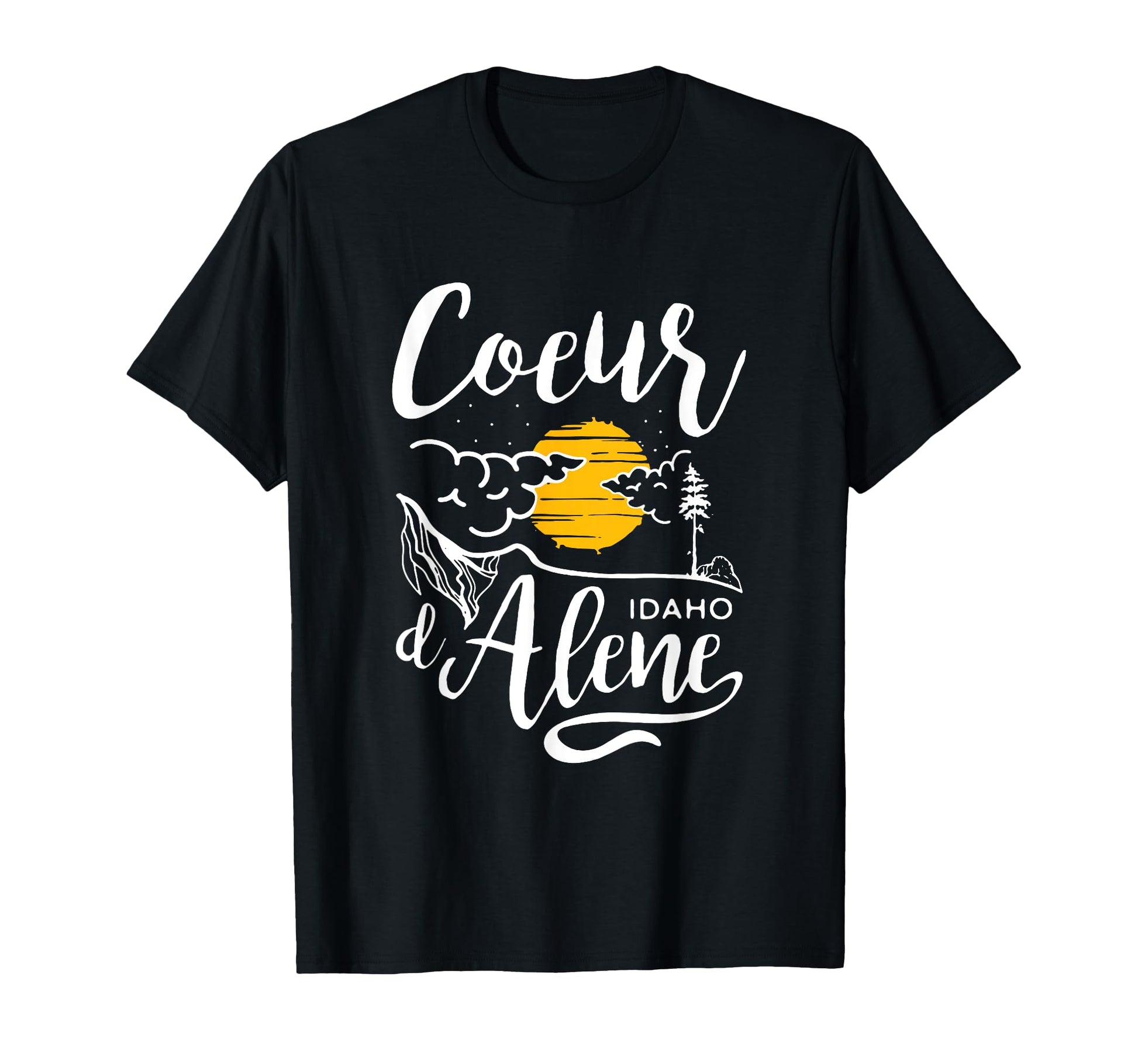 Coeur Dalene Idaho Hiking Travel T-Shirt - Streetwear Style Unisex - T-Shirt, Sweatshirt, Hoodie
