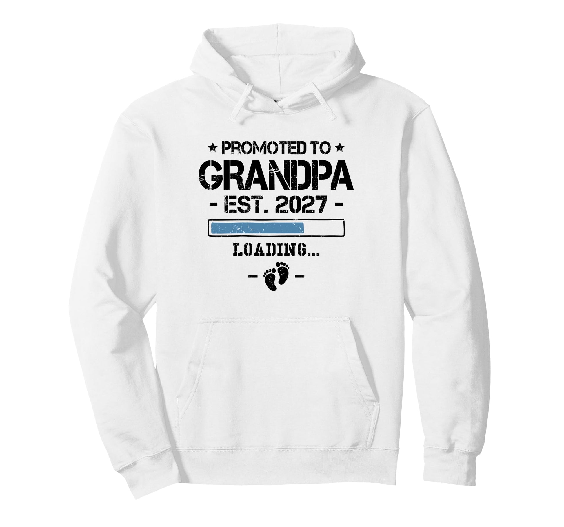 Promoted To Grandpa 2027 Announcement Hoodie - Streetwear Style for Adults - T-Shirt, Sweatshirt, Hoodie