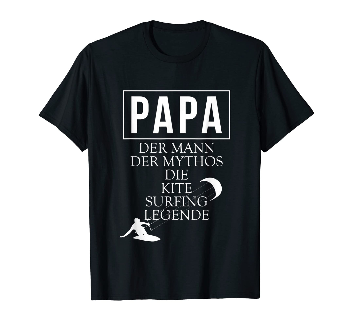Mens Dad Myth Die Kite Surfer Legend T-Shirt - Novelty Apparel for Adults - T-Shirt, Sweatshirt, Hoodie