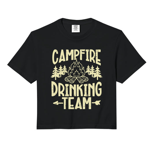Campfire Team Camping Funny Camp T-Shirt - Casual Everyday Wear Unisex - T-Shirt, Sweatshirt, Hoodie