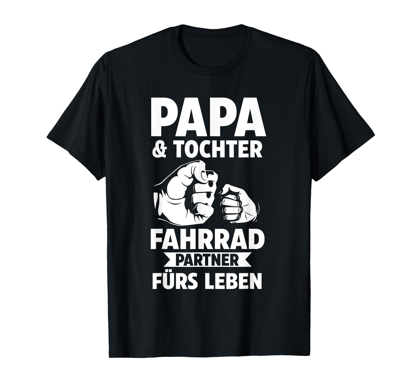 Cyclist Dad And Daughter Bicycle T-Shirt - Novelty Apparel for Adults - T-Shirt, Sweatshirt, Hoodie