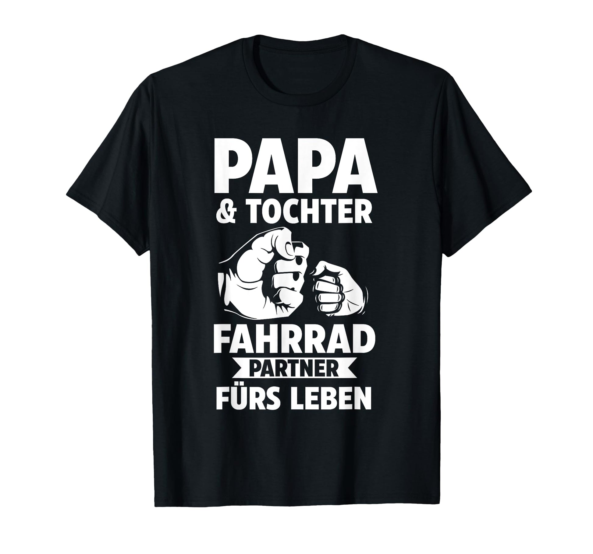 Cyclist Dad And Daughter Bicycle T-Shirt - Novelty Apparel for Adults - T-Shirt, Sweatshirt, Hoodie