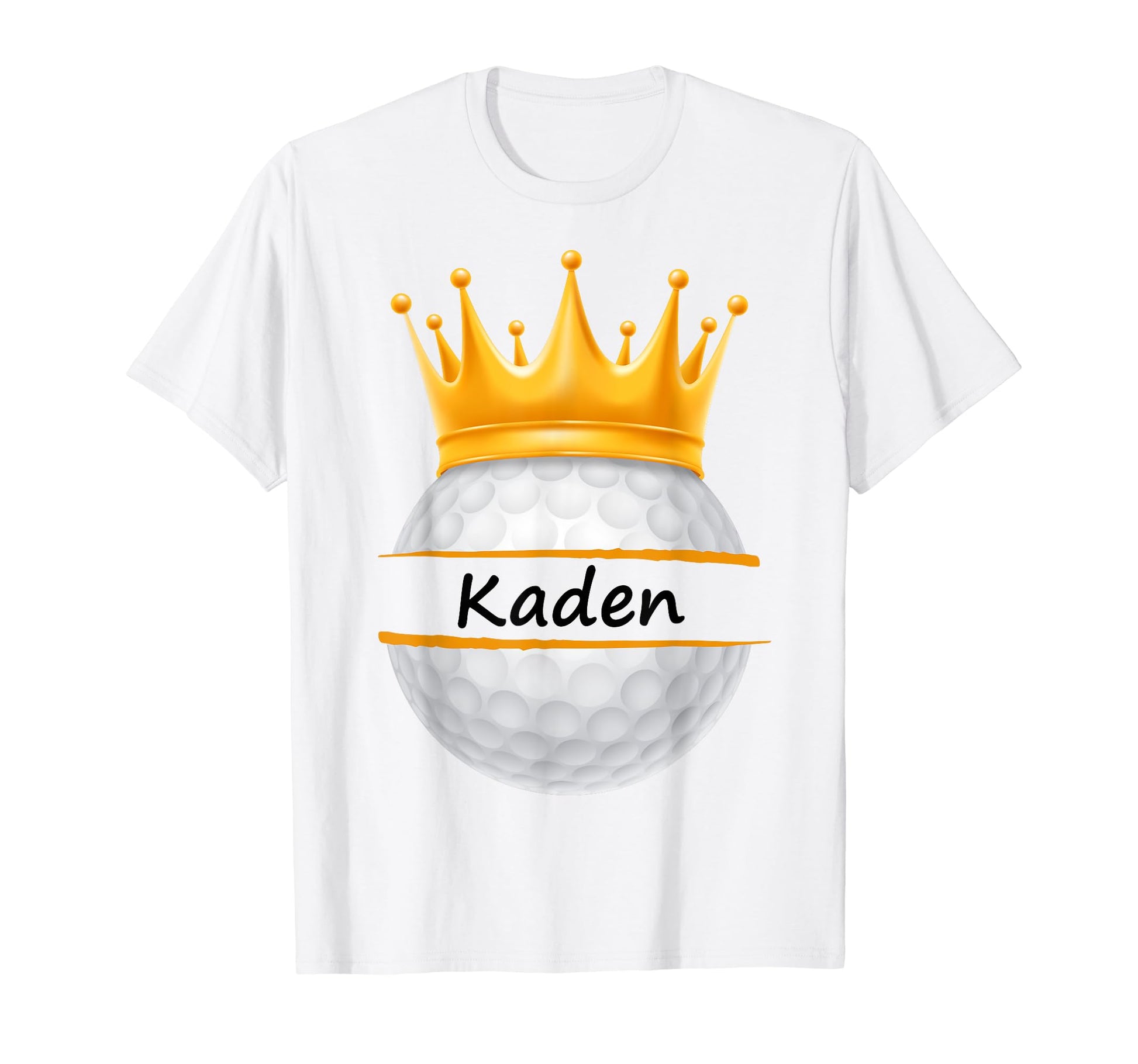 Novelty Golf Personalized Name Kaden T-Shirt - Unique Graphic Men Women - T-Shirt, Sweatshirt, Hoodie