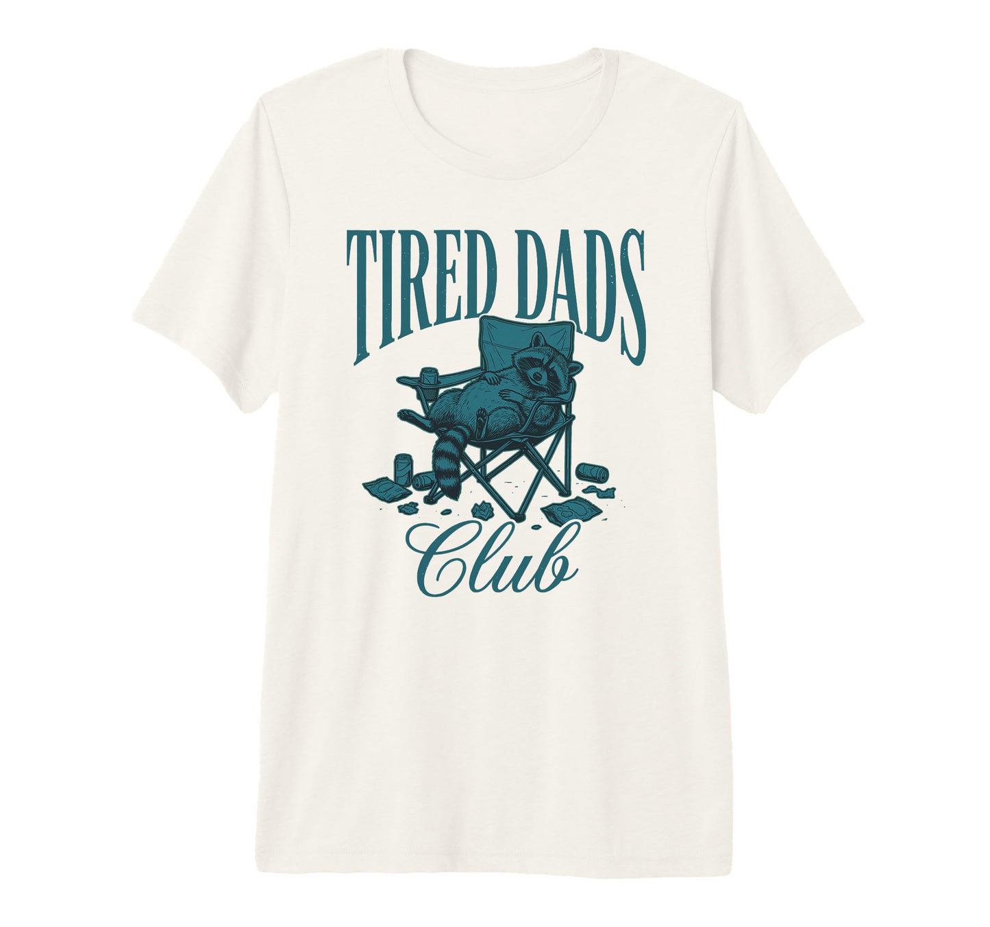 Mens Tired Dads Club Raccoon Camping T-Shirt - Streetwear Style Men Women - T-Shirt, Sweatshirt, Hoodie