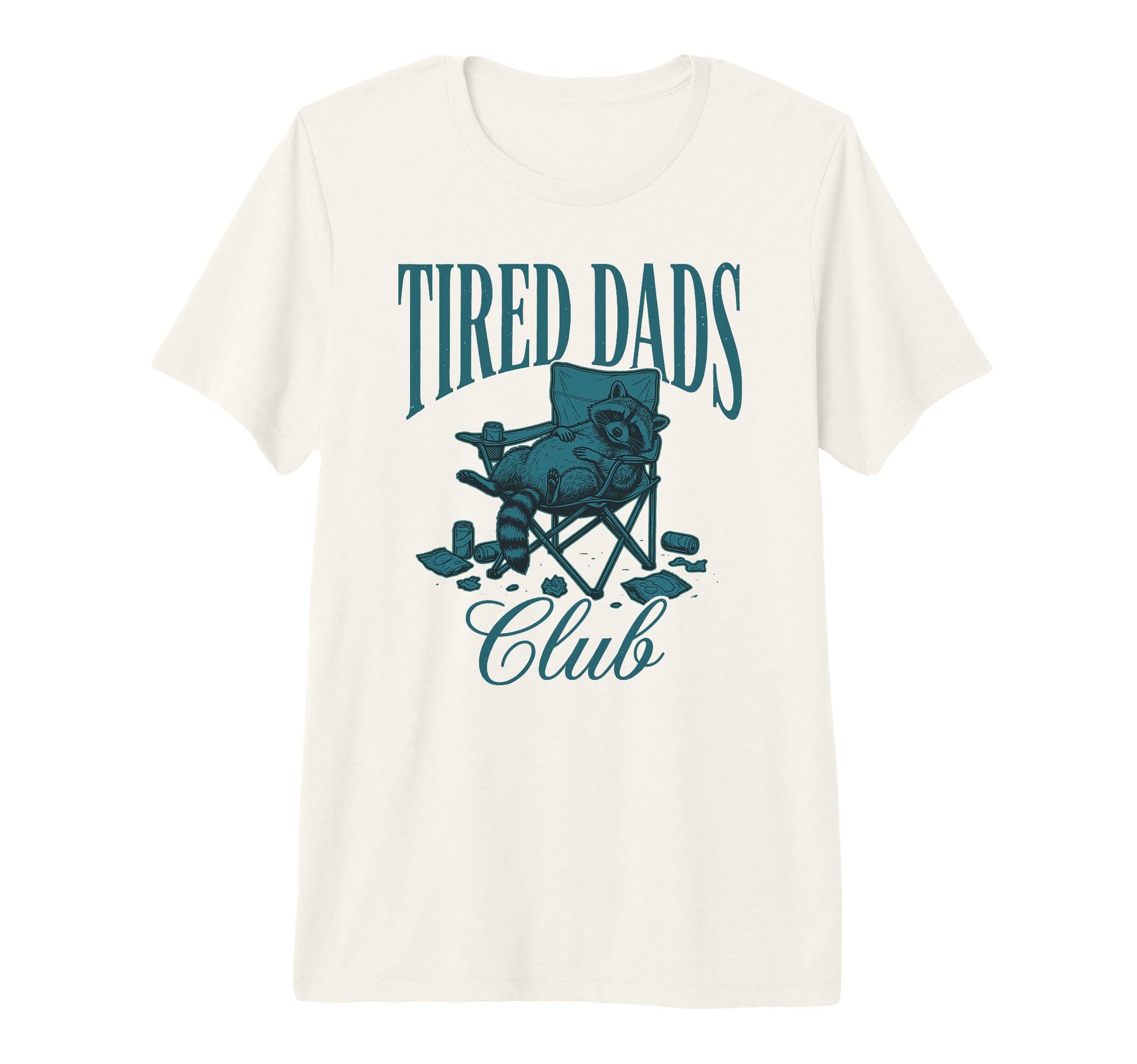 Mens Tired Dads Club Raccoon Camping T-Shirt - Streetwear Style Men Women - T-Shirt, Sweatshirt, Hoodie
