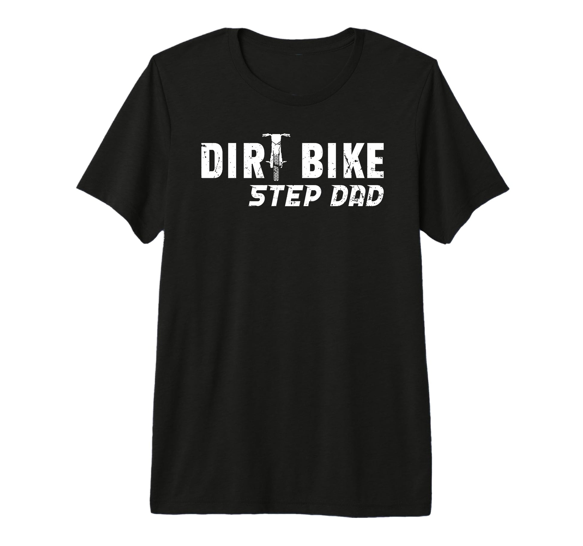 Mens Dirt Bike Step Dad Dirt Biker T-Shirt - Graphic Print Unisex - T-Shirt, Sweatshirt, Hoodie