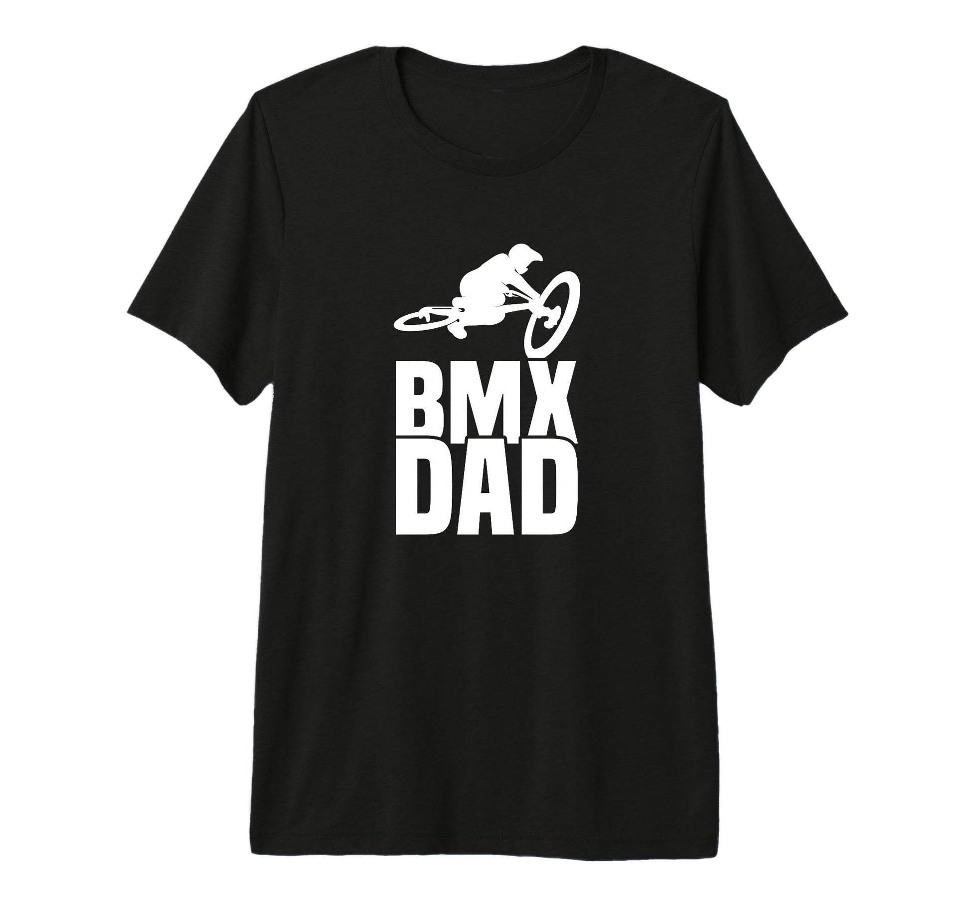 Bmx Dad Bike Jump Tri Blend T-Shirt - Trendy Graphic Men Women - T-Shirt, Sweatshirt, Hoodie