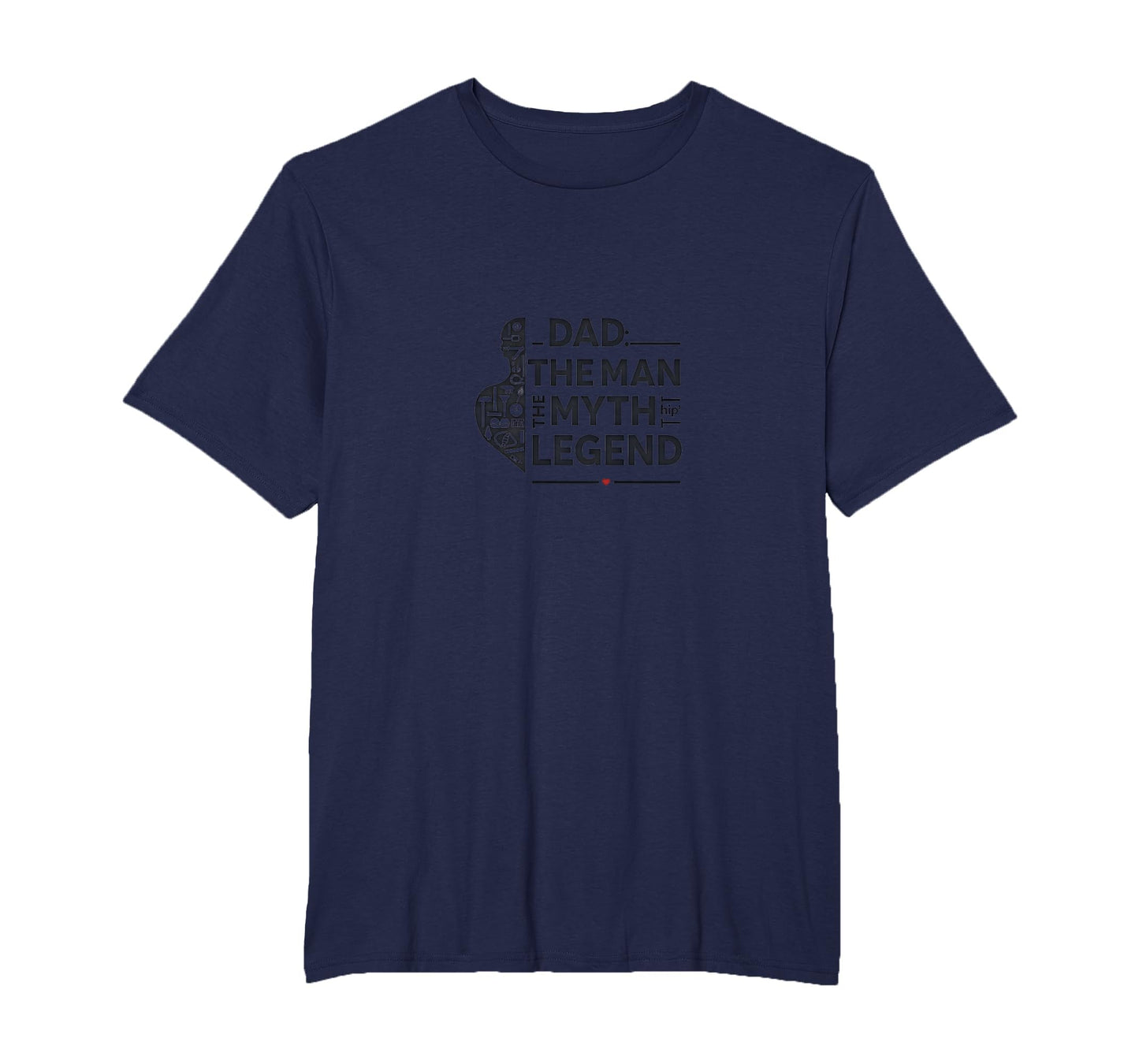 Dad Myth Legend Mens Big And Tall Navy T-Shirt - Unique Graphic Men Women - T-Shirt, Sweatshirt, Hoodie